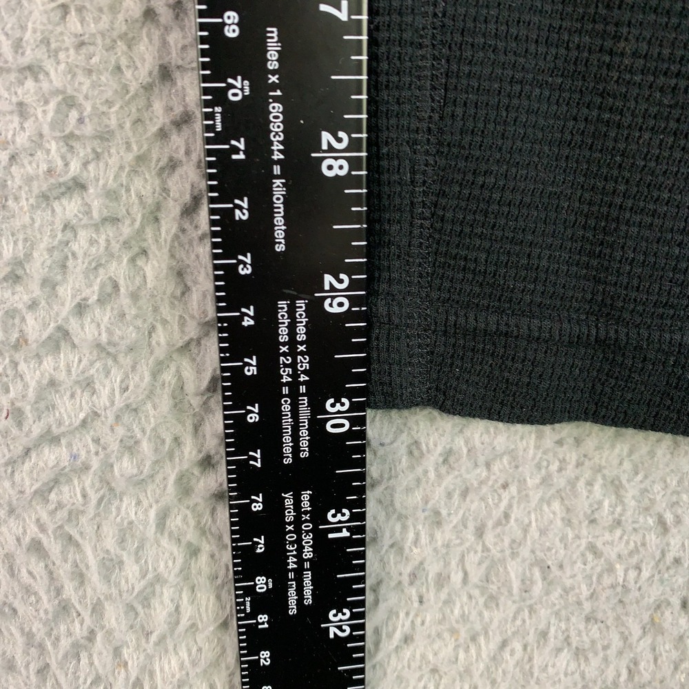 Polo Ralph Lauren Pants Mens XL Black Waffle Knit Thermal Pony Sleepwear Lounge - Picture 7 of 8